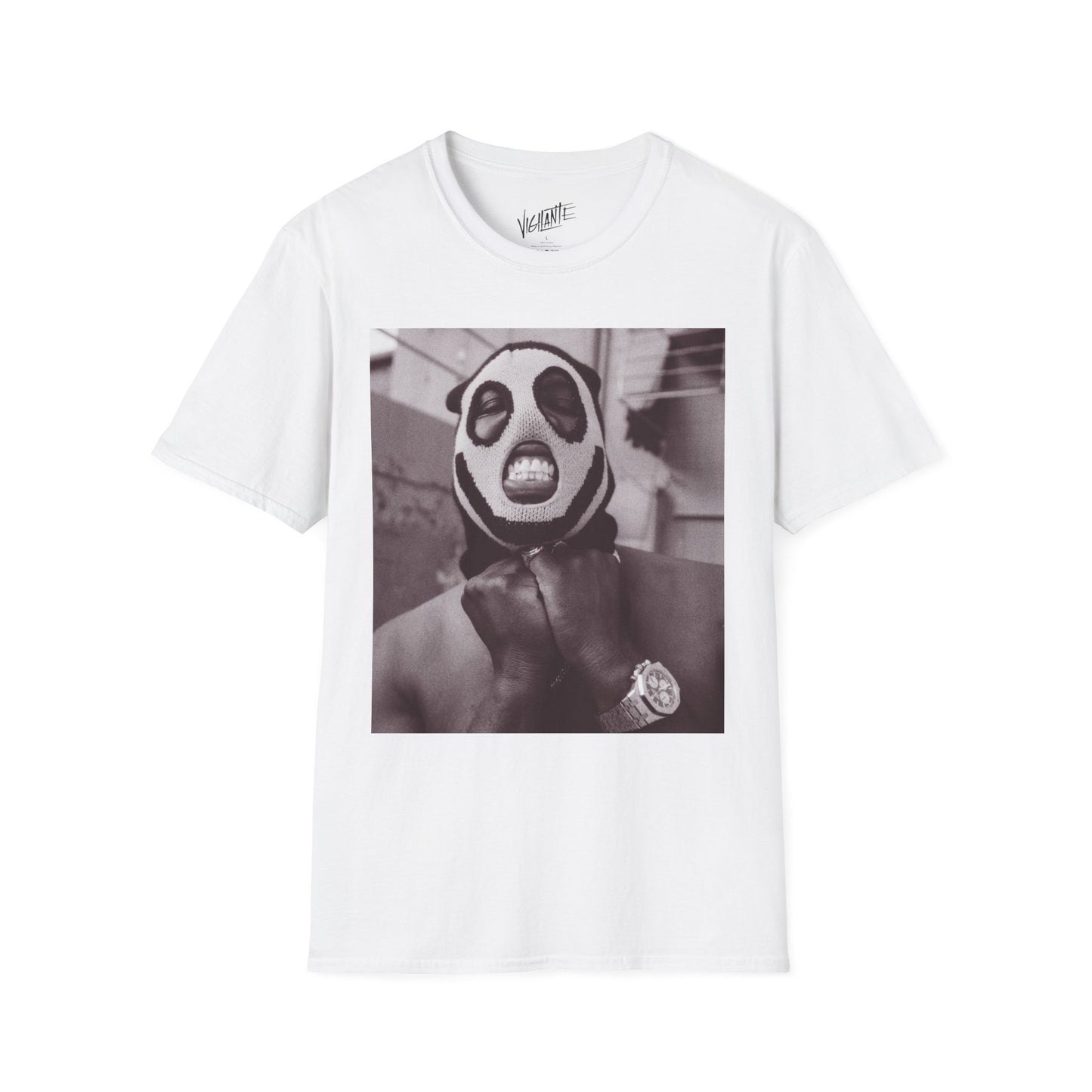 Masked Vigilante Photo T-Shirt