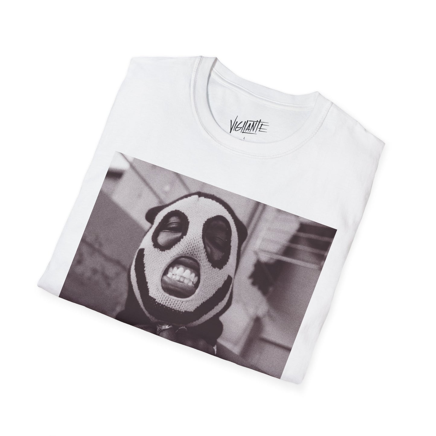 Masked Vigilante Photo T-Shirt
