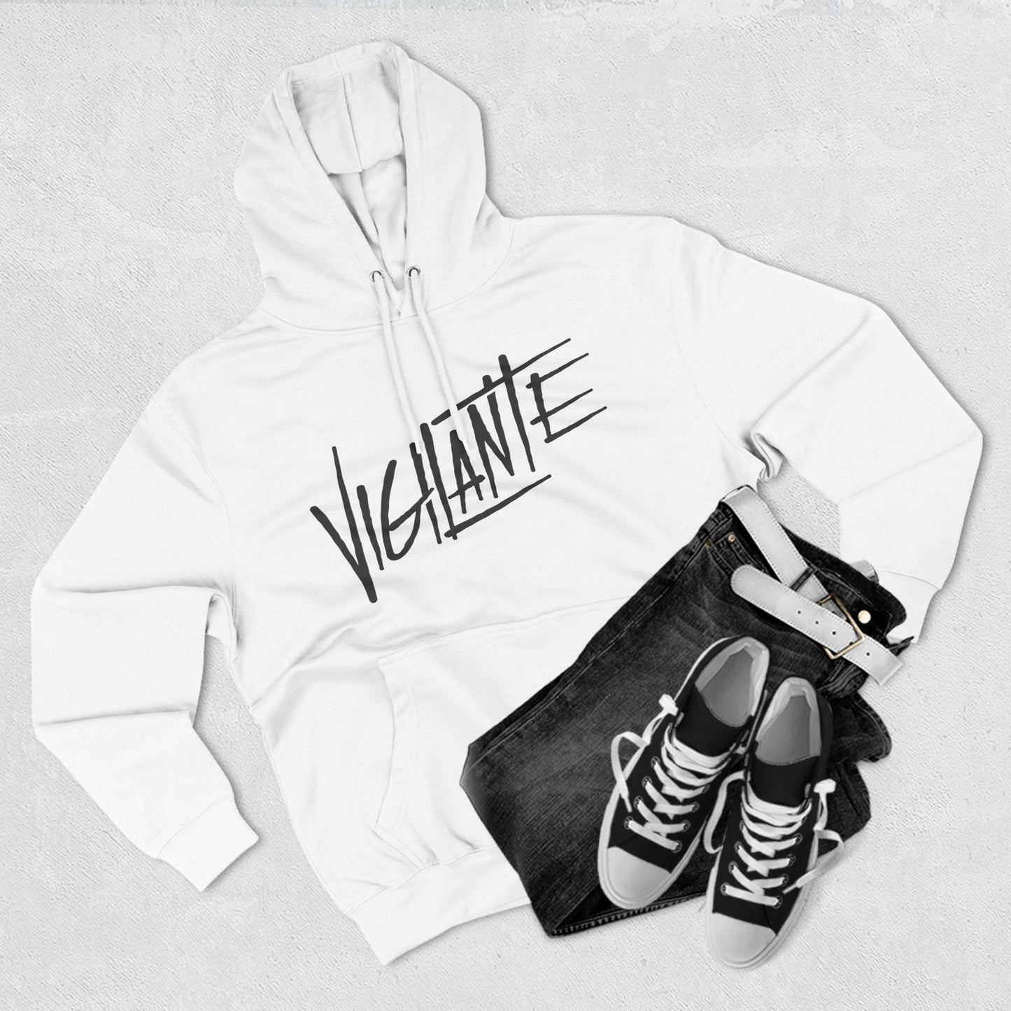 Blanco Vigilante Logo Hoodie