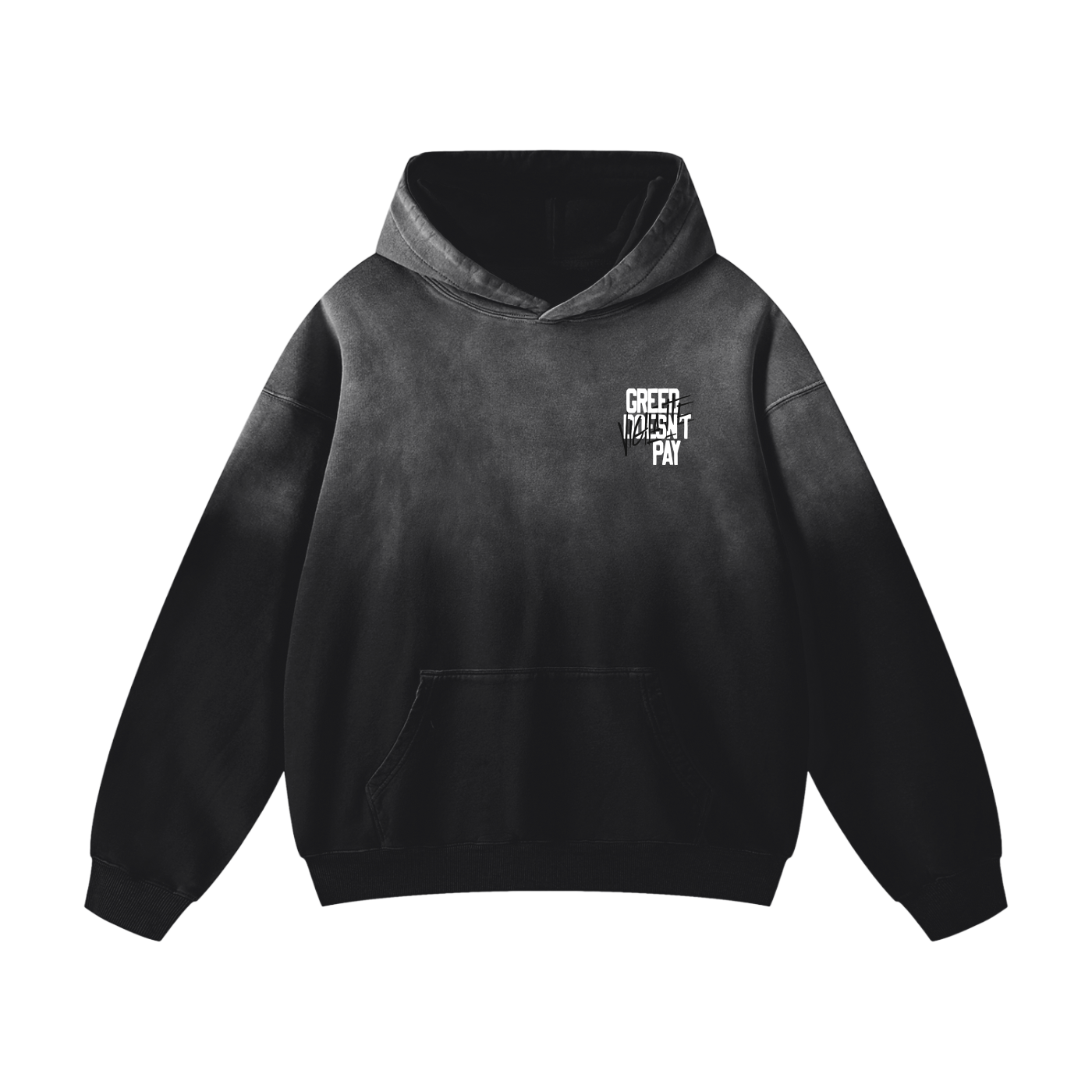 Greed Doesn't Pay Oversized Hoodie