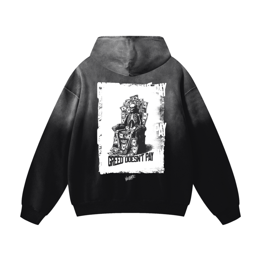 Greed Doesn't Pay Oversized Hoodie