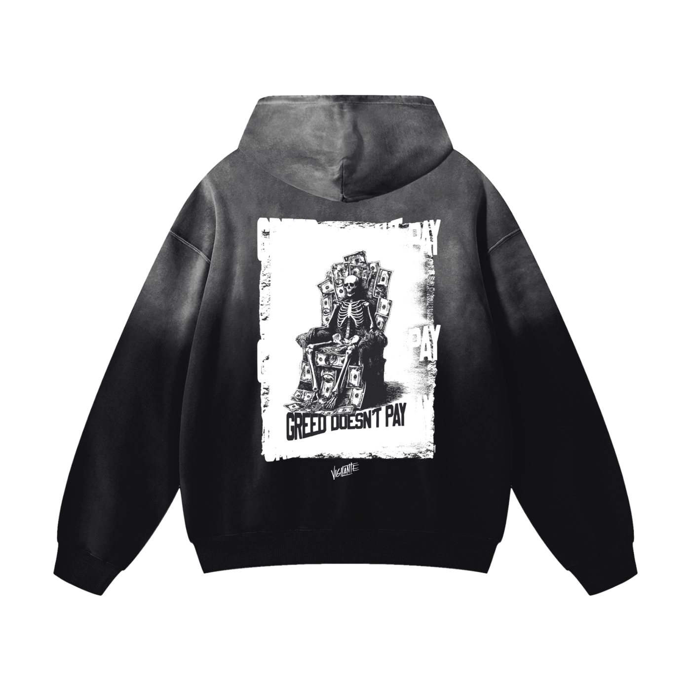 Greed Doesn't Pay Oversized Hoodie